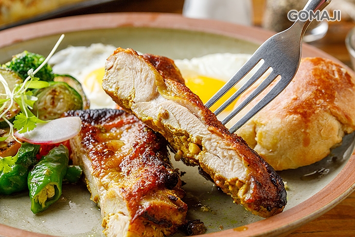 炭烤胡麻雞腿串