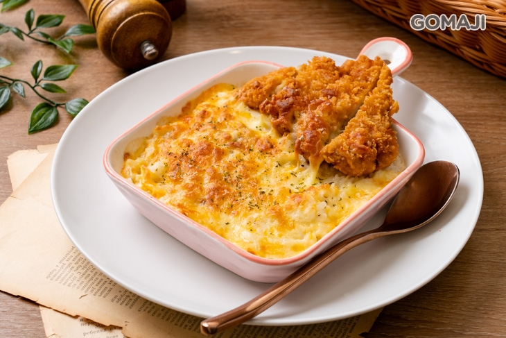 多汁雞腿排奶油燉飯