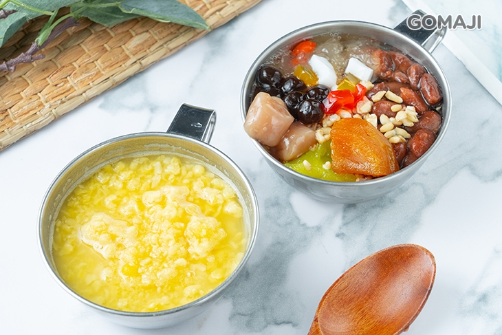 綠豆蒜加八寶料
