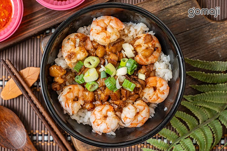 鮮蝦魯肉飯