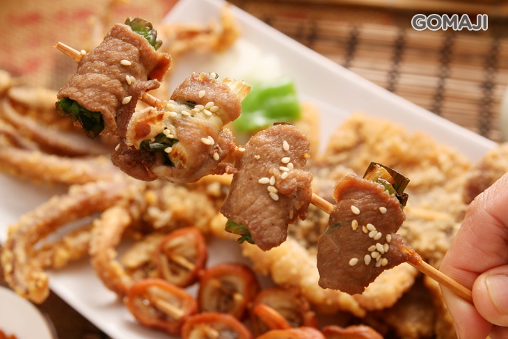 豬肉蔥捲
