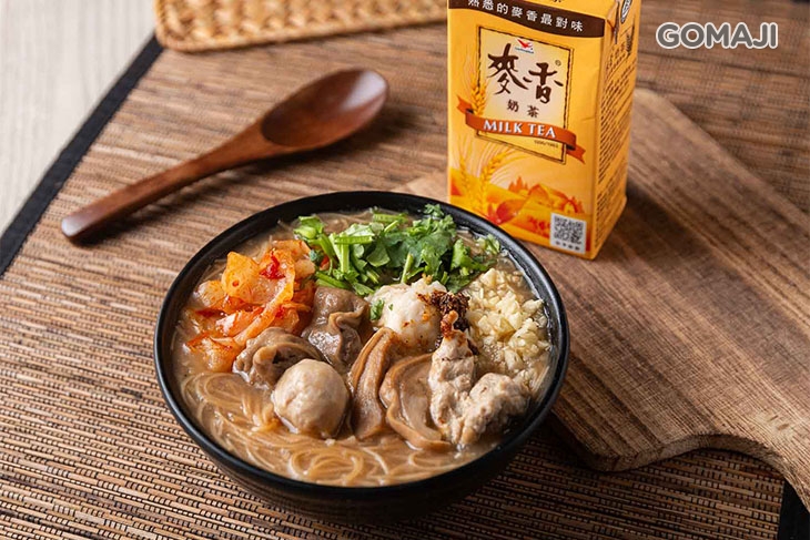 綜合(小)小資套餐〈綜合麵線(小)一份 + 飲品300ml：麥香紅茶/麥香奶茶 任選一〉