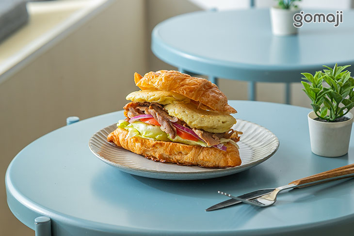 醬燒豬胛心烤可頌