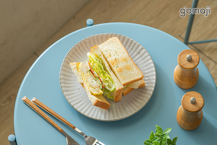 菇菇寶貝蛋烤土司