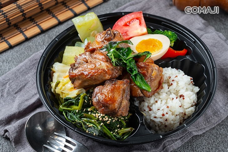 塔香三杯雞餐