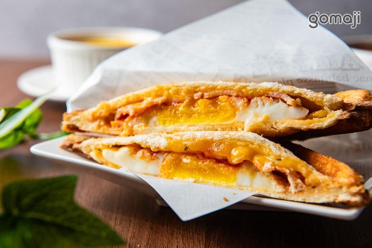 里肌火腿蛋熱壓吐司