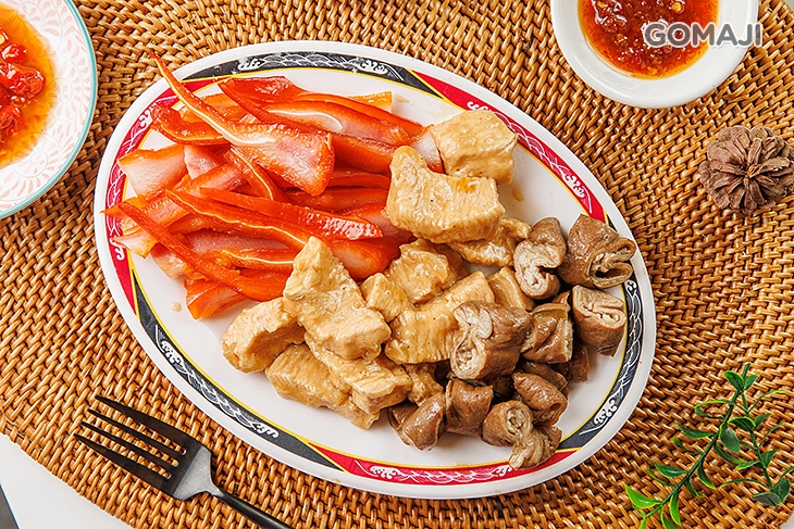 滷大腸 嫩雞胸 燻豬頭皮
