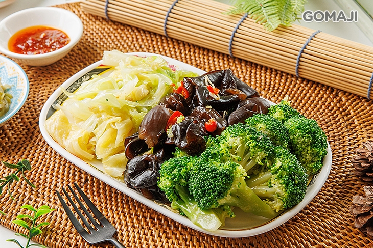 花椰菜 高麗菜 涼拌木耳