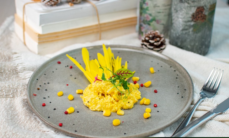 玉米苗沙拉/玉米泥/橄欖油