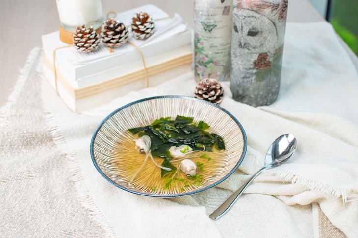 現燙薑絲蚵仔湯