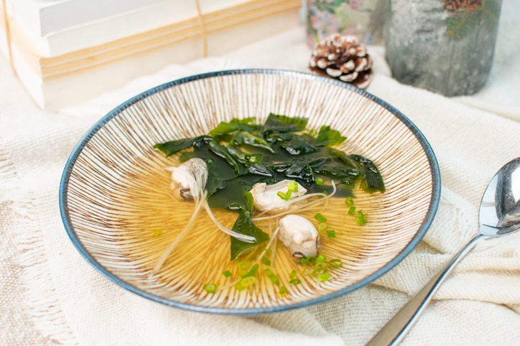 現燙薑絲蚵仔湯