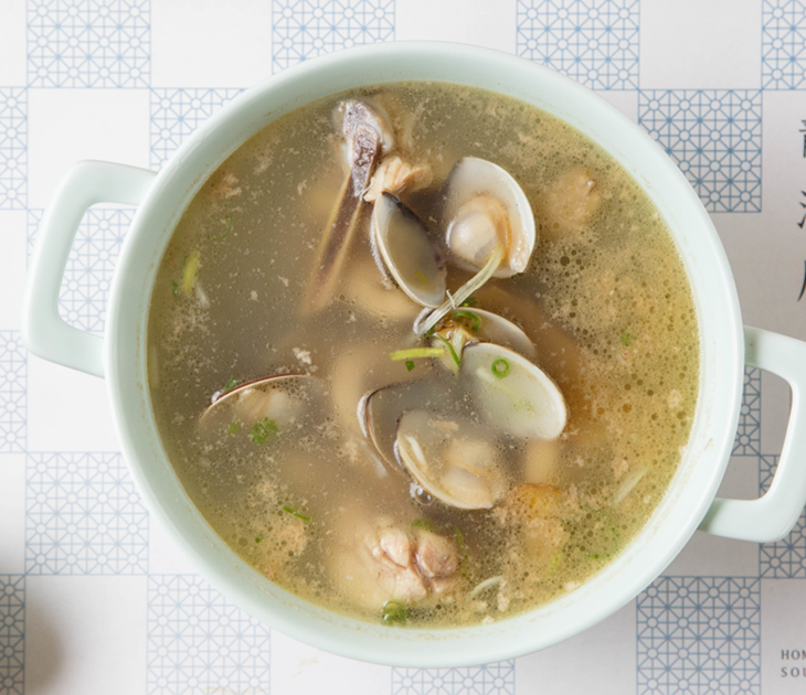 蛤蜊雞湯