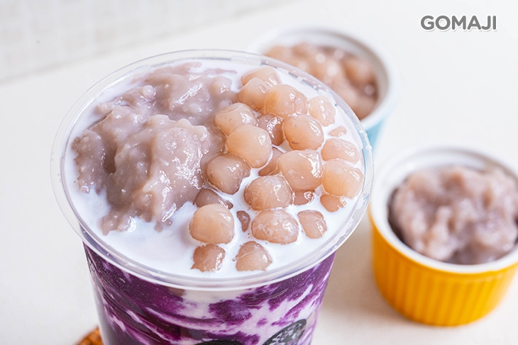 手打芋泥珍珠拿鐵