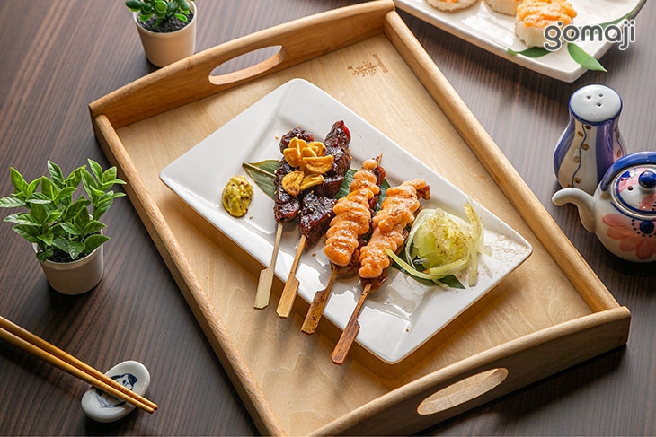 經典牛肉串/明太子雞肉串