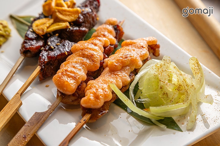 經典牛肉串/明太子雞肉串