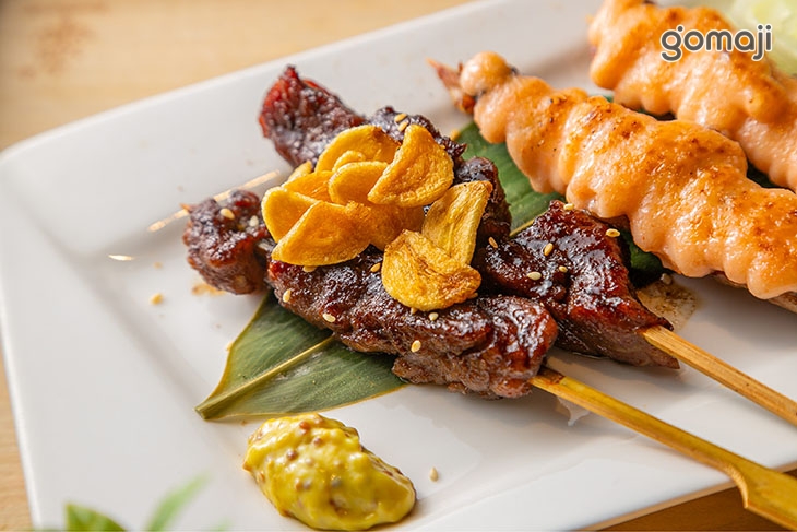 經典牛肉串/明太子雞肉串