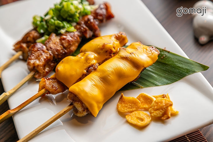  蔥鹽豬肉串/起司雞肉串