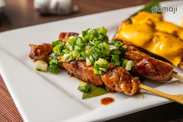  蔥鹽豬肉串/起司雞肉串