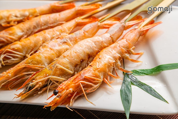 鹽烤鮮蝦