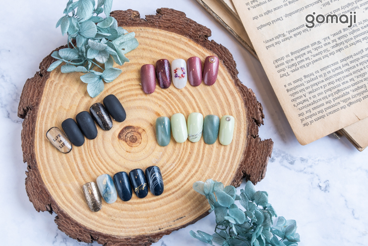 B.Ins風格手部造型凝膠美甲36選1