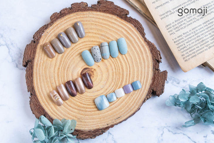 B.Ins風格手部造型凝膠美甲36選1