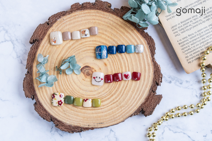 B.Ins風格手部造型凝膠美甲36選1