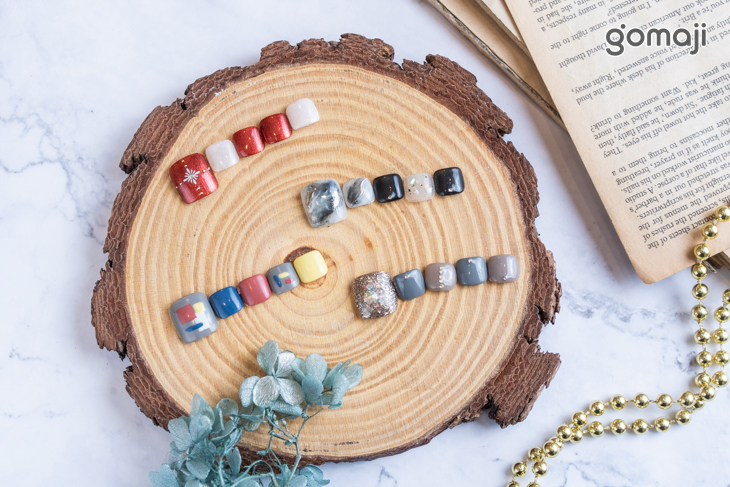 B.Ins風格手部造型凝膠美甲36選1