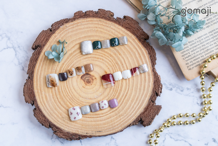 B.Ins風格手部造型凝膠美甲36選1