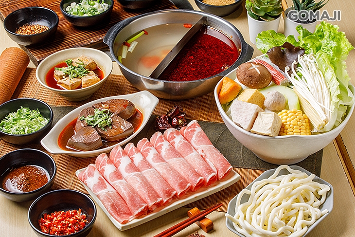 大紅袍麻辣鴛鴦小火鍋