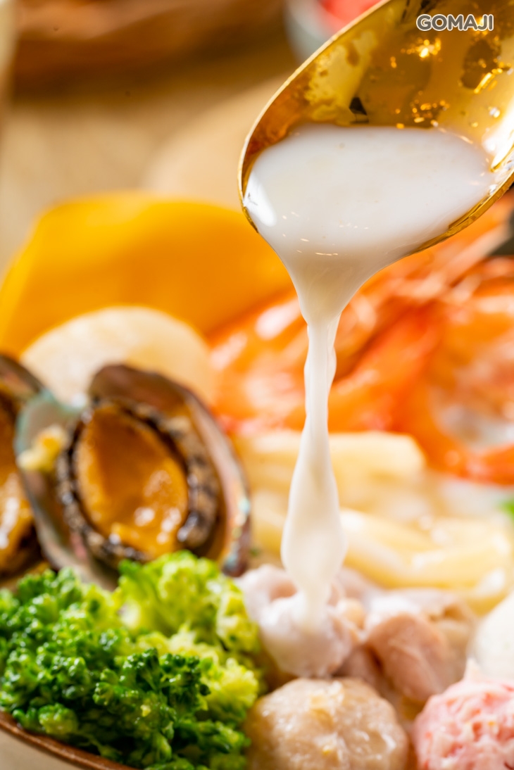 北海道牛奶干貝烏龍麵