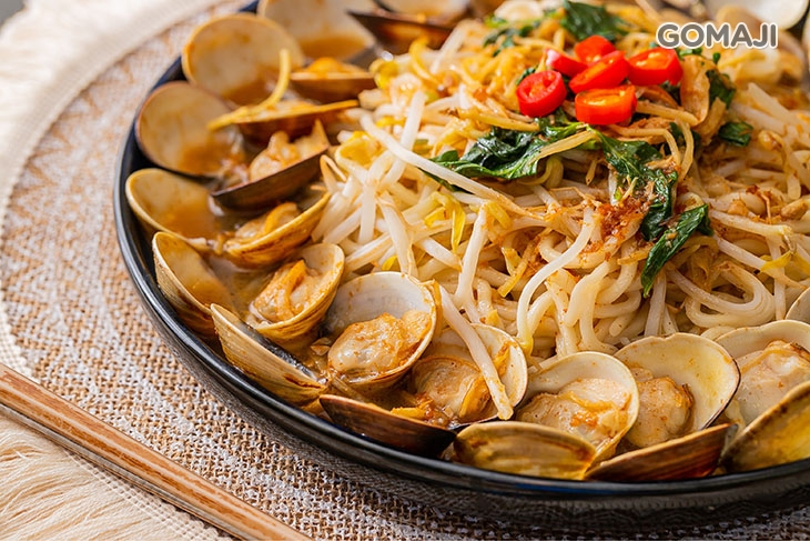 塔塔蛤蠣乾拌麵 