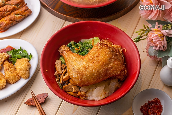 酥炸雞腿便當