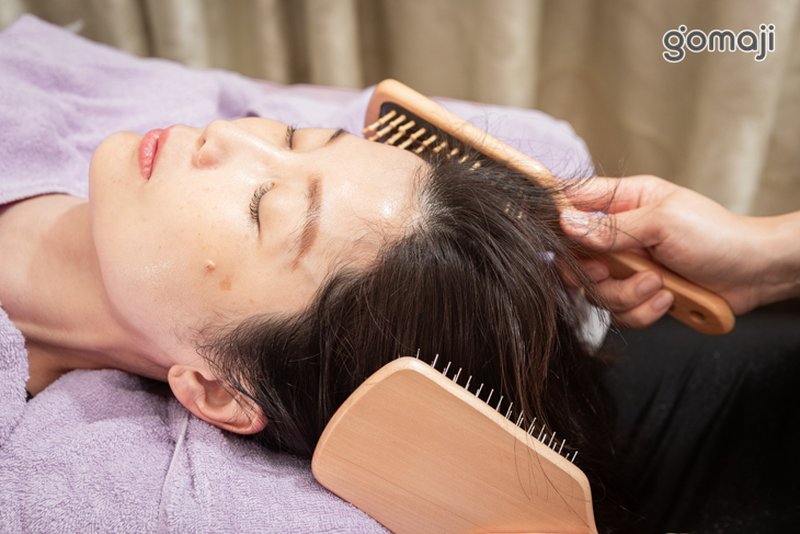 頭部氣墊梳梳理