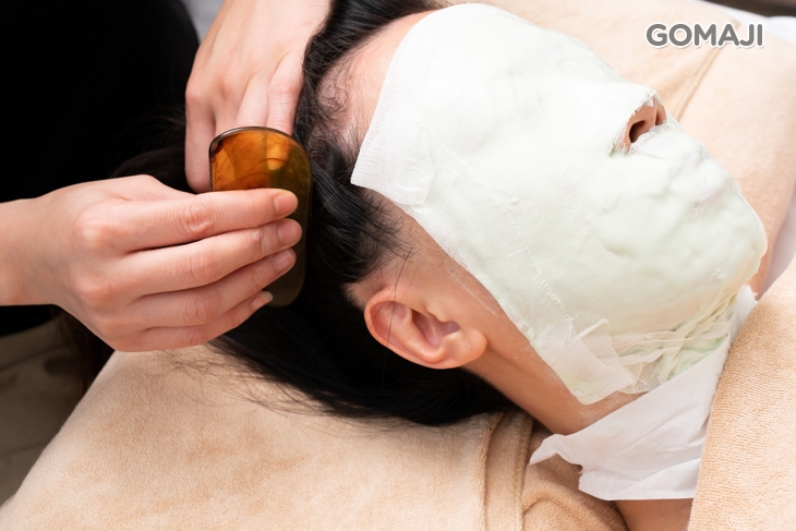 膠原蛋白緊緻面膜(同時進行頭部舒刮釋壓+肩頸按摩+手部肌肉放鬆)