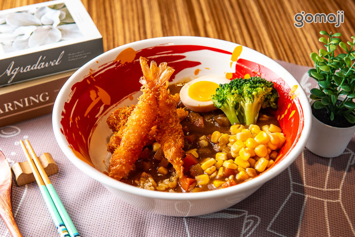 咖哩日式炸蝦飯