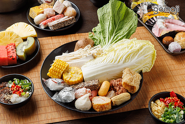 各式自助吧餐點