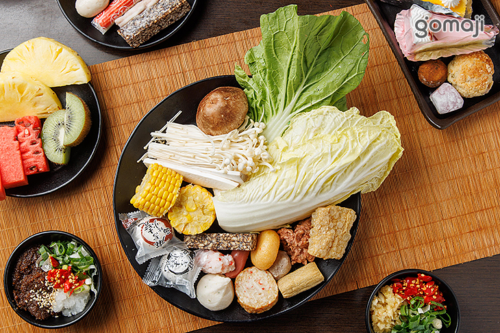 各式自助吧餐點