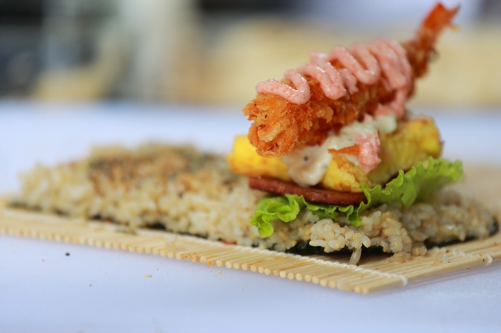 明太子炸蝦火腿玉子