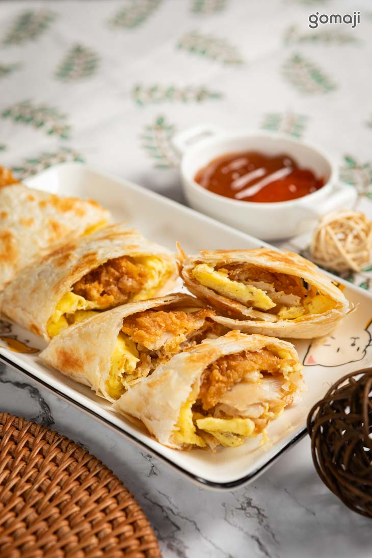 卡拉雞脆皮蛋餅