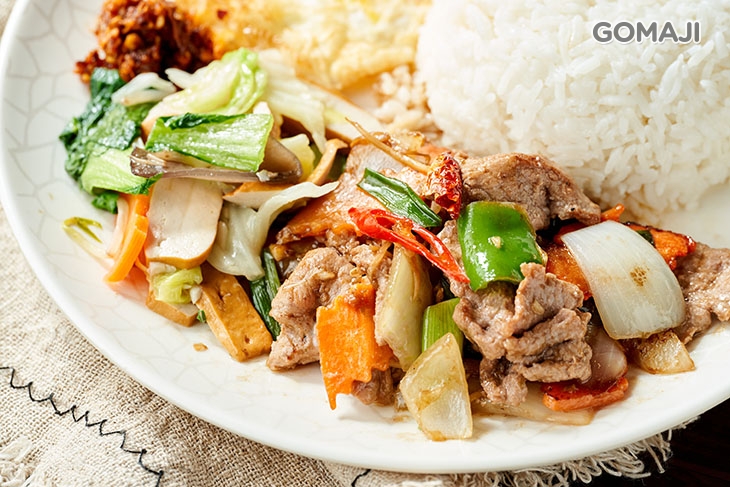 蔥爆豬肉飯