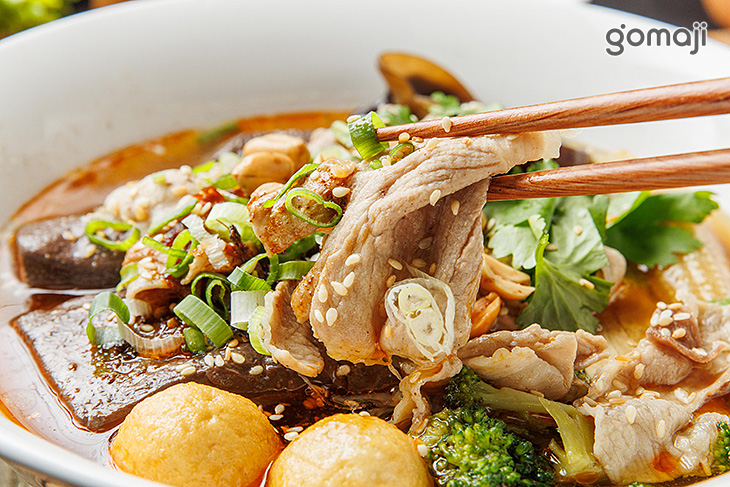 綜合豬肉酸辣粉