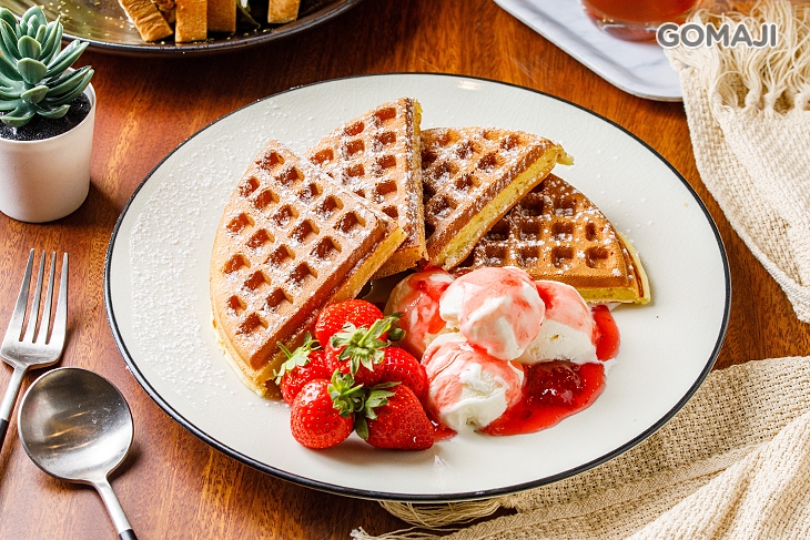 季節水果冰淇淋鬆餅