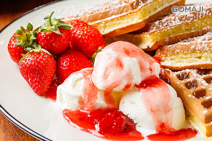 季節水果冰淇淋鬆餅