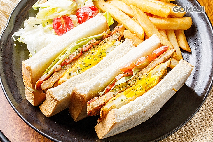 元氣三明治：燒肉蛋起司