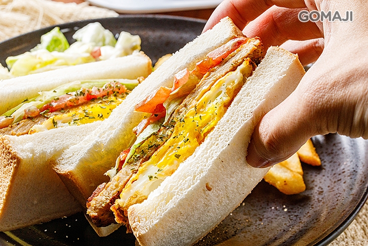 元氣三明治：燒肉蛋起司