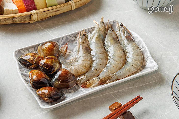 海鮮小總匯(蛤蜊+白蝦)