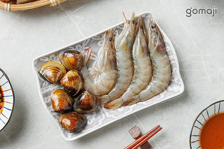 海鮮小總匯(蛤蜊+白蝦)