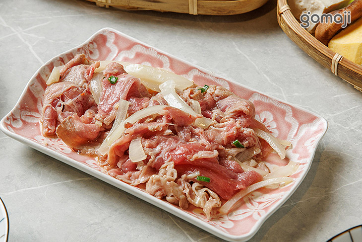 豬豬雙響鍋(爆炒梅花豬+雪花培根+伊比利豬)