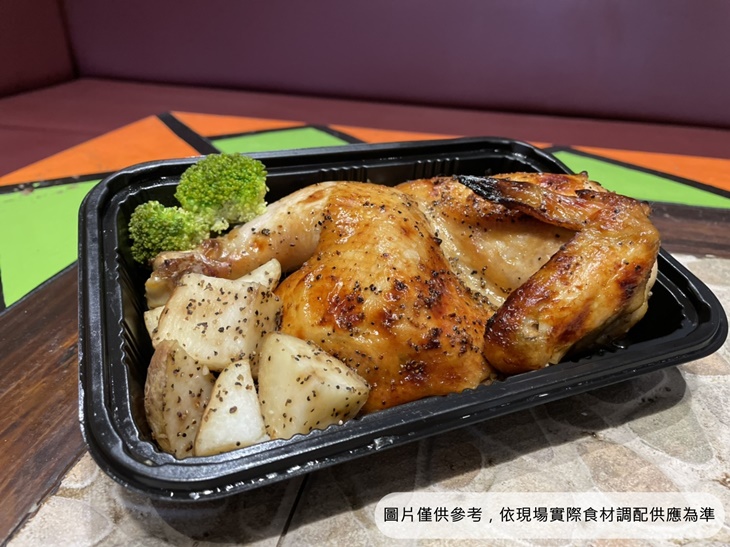 蒜香蜂蜜烤半雞