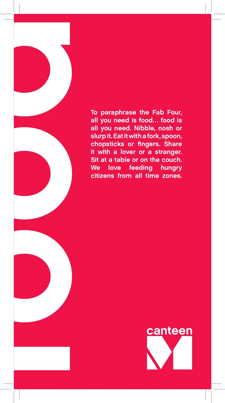 台北北門世民酒店_citizenM_canteenM菜單